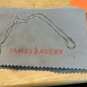 James Avery Changeable Charm Holder Necklace 18in